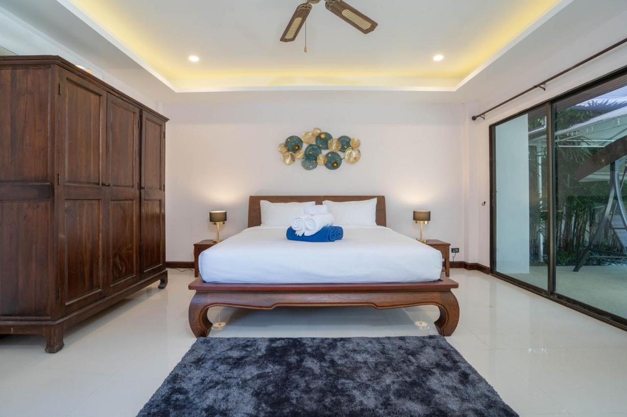 Villa Amaya, 2 Story Tropical Oasis With Green Hills View & Pool, Kamala Beach Exteriör bild