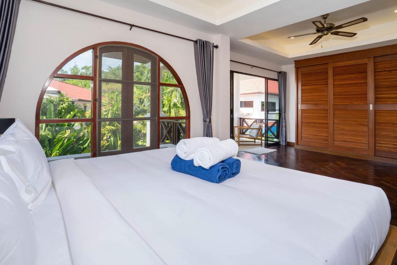 Villa Amaya, 2 Story Tropical Oasis With Green Hills View & Pool, Kamala Beach Exteriör bild